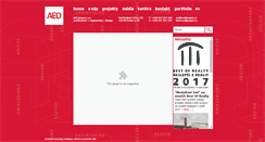 Desktop Screenshot of aedproject.cz